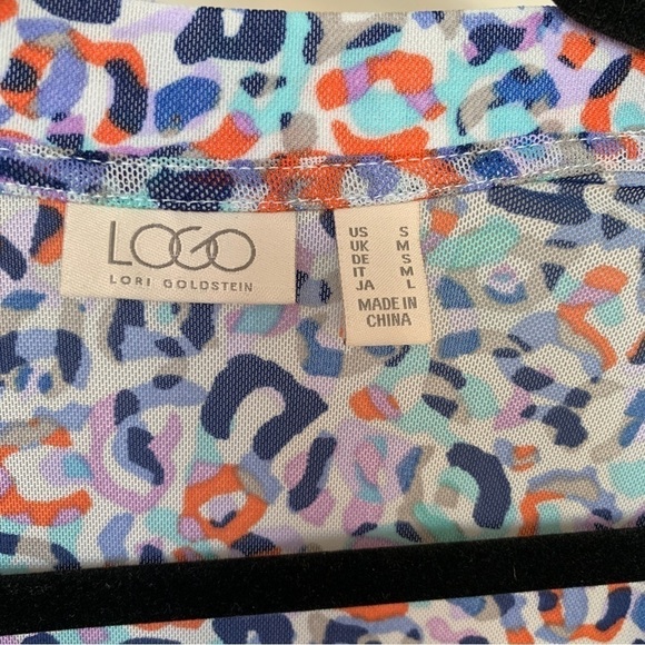 Logo Lori Goldstein Multicolor Cardigan Size S - Picture 2 of 8